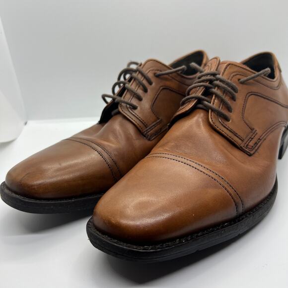 Johnston & Murphy Brown Dress Shoes Men’s 8M Leather Cap Toe 20‑1276 India main image 6